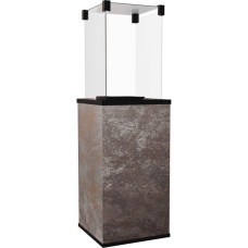 KRATKI Plynový ohřívač PATIO sklo / slinutý křemen OXIDE NERO